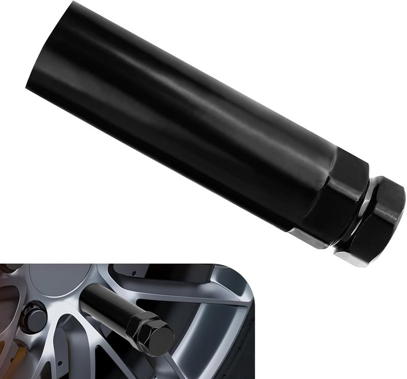 winterrock Large 6 Spline Lug Nut Socket, Wheel Locks Nuts Key, Socket Wrench Replacement Aftermarket Lug Nut, Wheel Lock Removal Tool for 21 mm (13/16 Inch) & 22 mm (7/8 Inch) Hex Sockets Wrench - Image 1